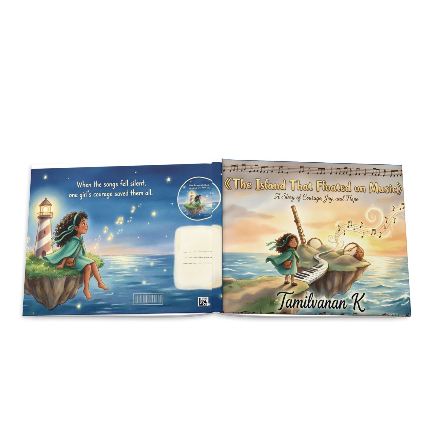 The Island That Floated on Music — Hardcover Children's Photo Book