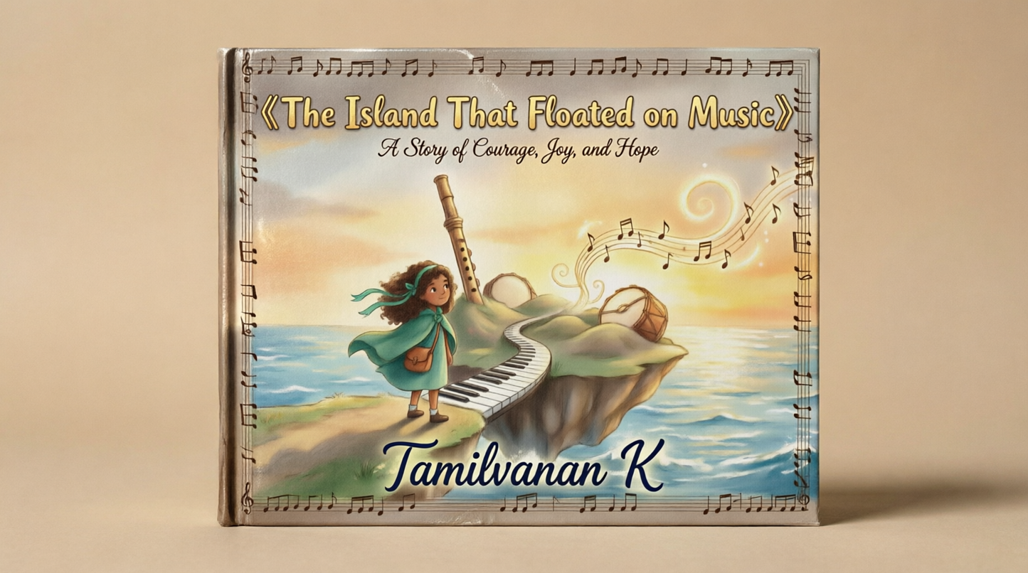 The Island That Floated on Music — Hardcover Children's Photo Book