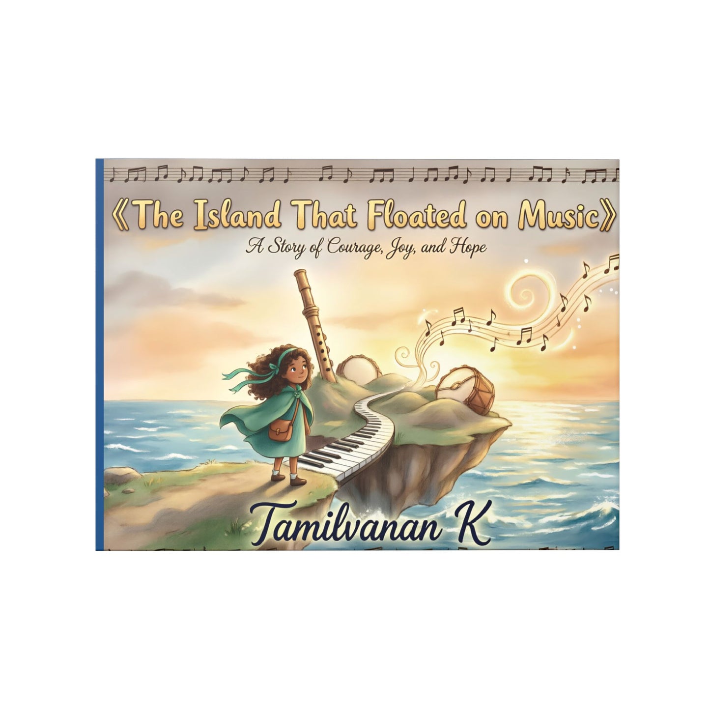 The Island That Floated on Music — Hardcover Children's Photo Book