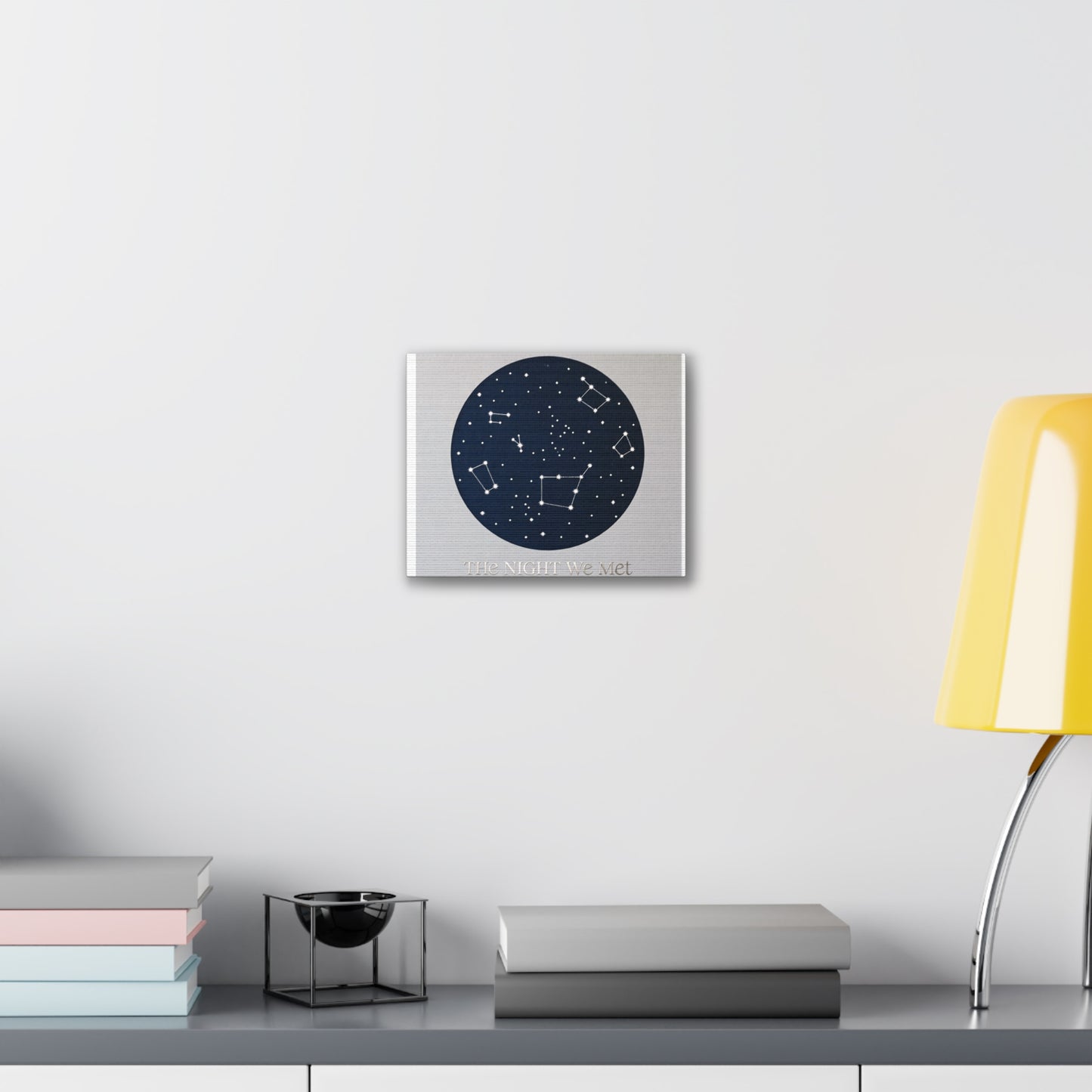 The Night We Met Constellation Canvas Wall Art