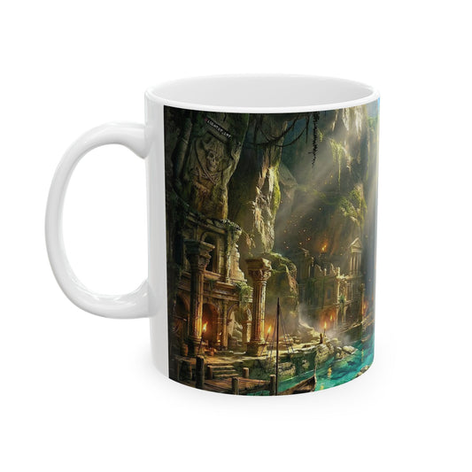 Pirate Cove Ceramic Mug – Ocean Cave Harbor Art (11oz/15oz)